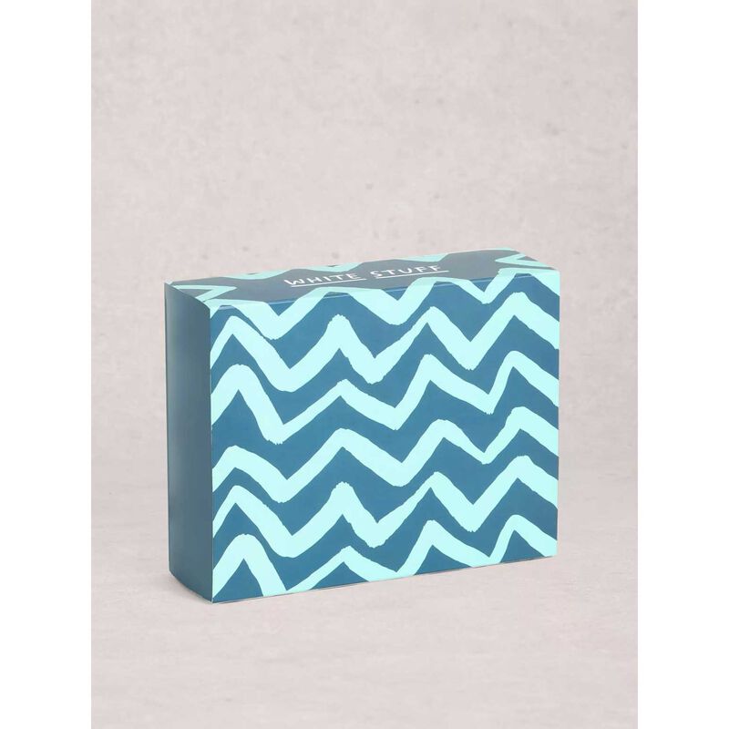 White Stuff Fish Pattern Ankle Socks - 4 Pack image number 3